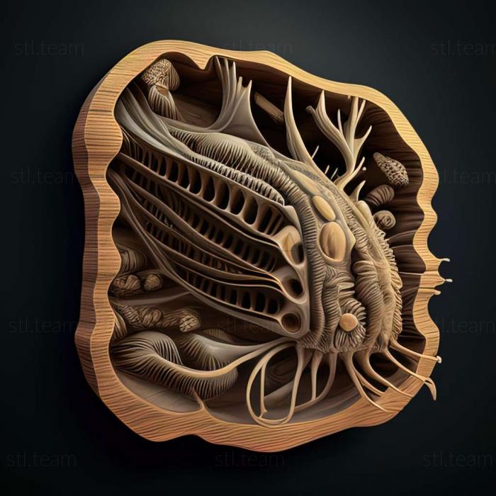 3D model Gymnothorax favagineus (STL)